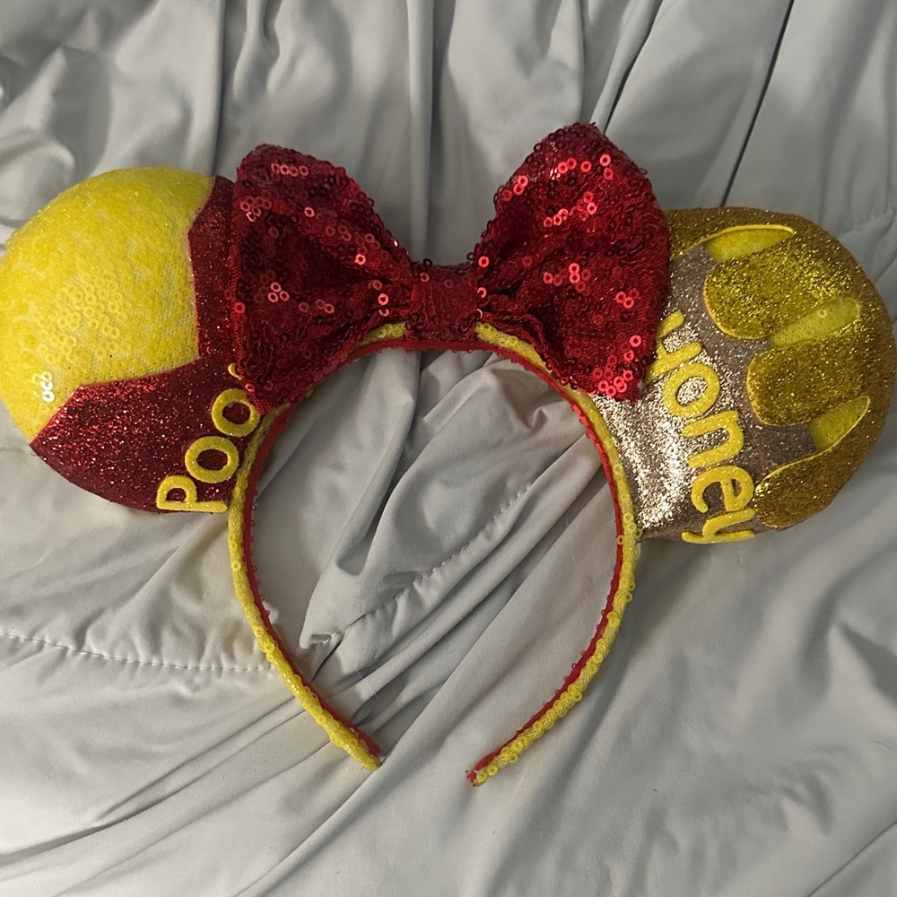 Etsy Disney-Inspired Winnie the Pooh Honey Ears Headband - Yellow & Red